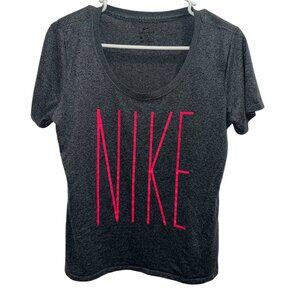 Nike‎ Dri-FIT Gray Women's Top - Size Medium - 100% Polyester